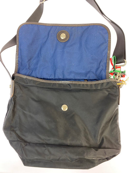 【中古品】【メンズ/レディース】 Orobianco オロビアンコ NYLON SHOULDER BAG ナイロン ショルダーバッグ 188-250520-AS-21-min カラー：ブラック 万代Net店
