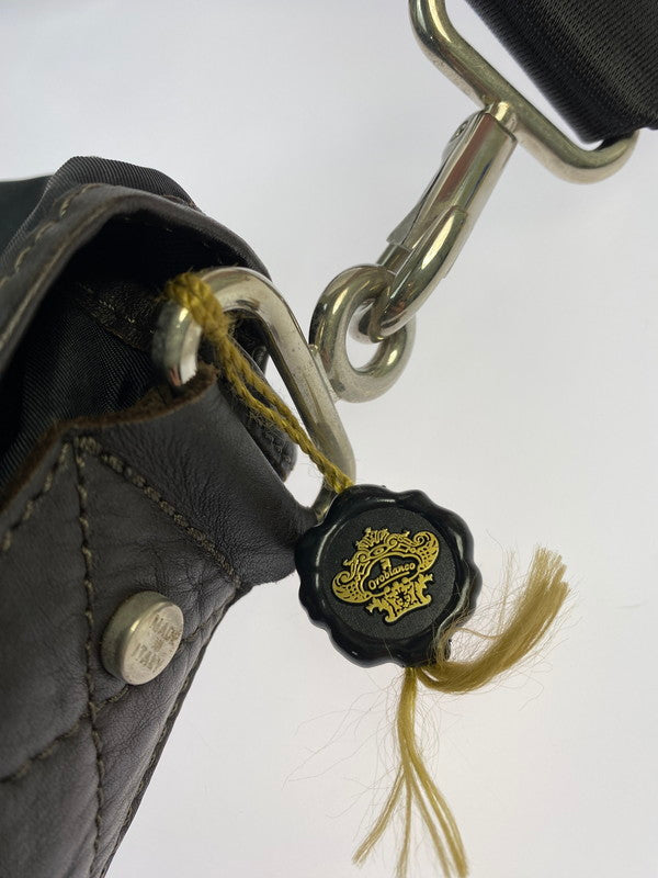 【中古品】【メンズ/レディース】 Orobianco オロビアンコ NYLON SHOULDER BAG ナイロン ショルダーバッグ 188-250520-AS-21-min カラー：ブラック 万代Net店