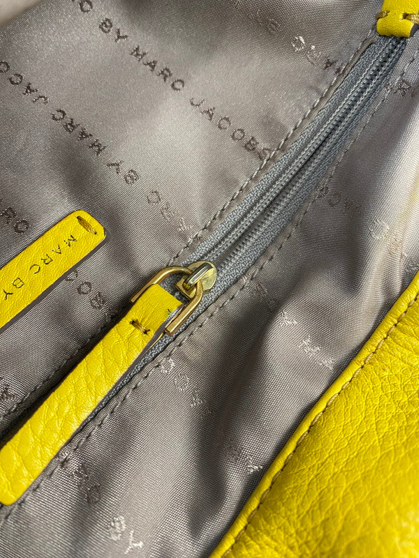 【中古品】【レディース】 MARC BY MARC JACOBS マークバイマークジェイコブス TOTE BAG トートバッグ カバン 188-250520-AS-23-min カラー：イエロー 万代Net店