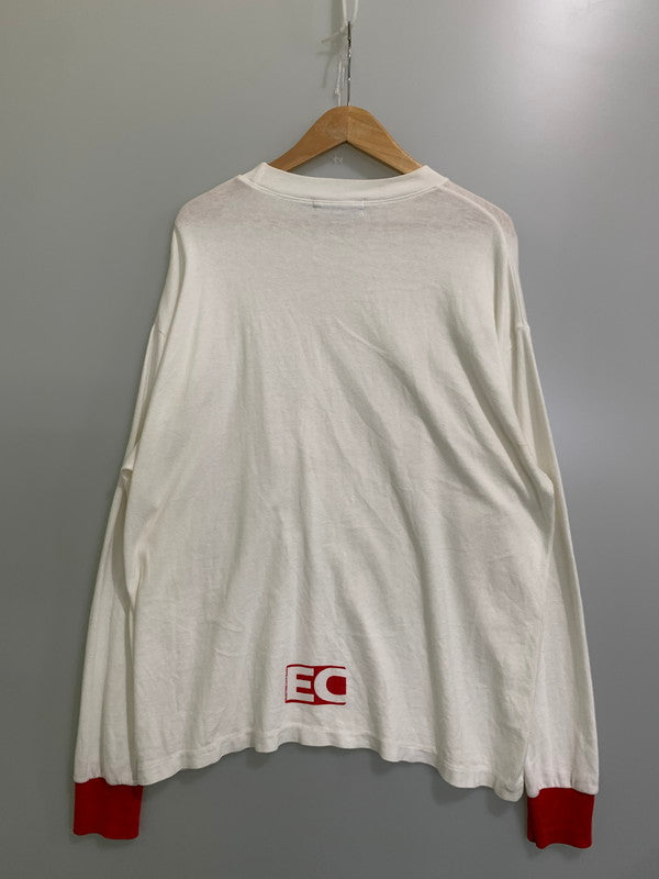 【現状渡し品】【メンズ】 ELECTRIC COTTAGE エレクトリックコテージ ×LET IT RIDE W NAME LS TEE Tシャツ トップス 146-250710-ks-122-min サイズ：M カラー：ホワイト 万代Net店