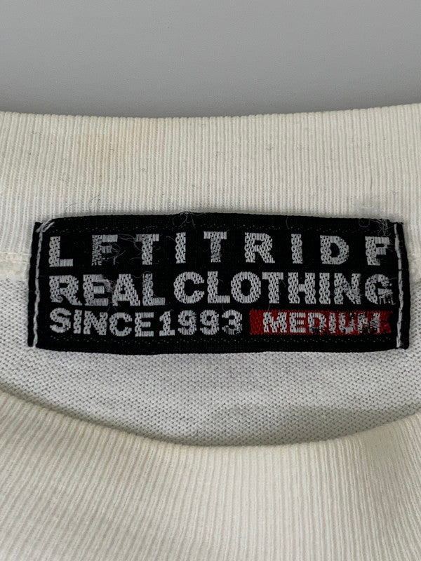 【現状渡し品】【メンズ】 ELECTRIC COTTAGE エレクトリックコテージ ×LET IT RIDE W NAME LS TEE Tシャツ トップス 146-250710-ks-122-min サイズ：M カラー：ホワイト 万代Net店