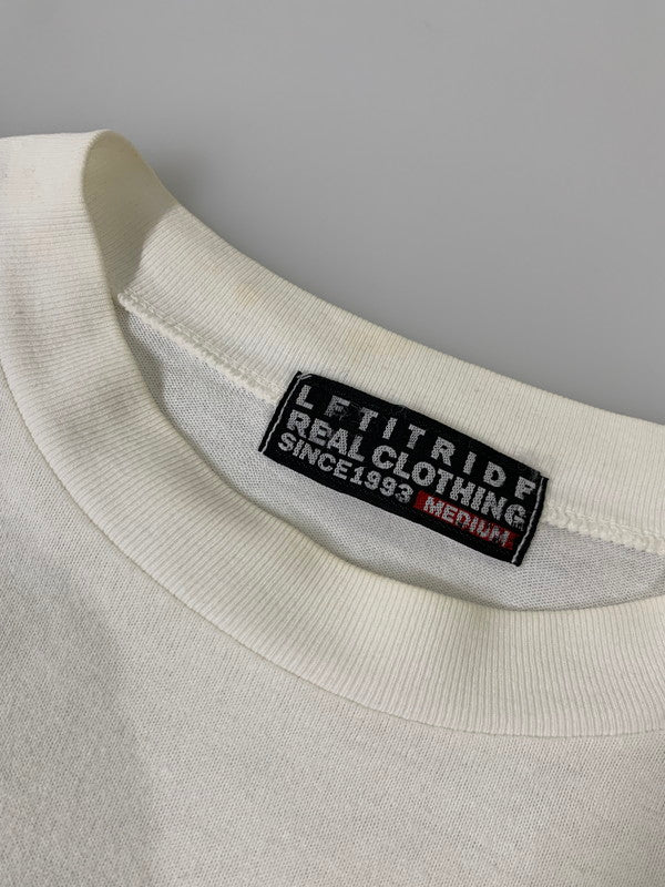 【現状渡し品】【メンズ】 ELECTRIC COTTAGE エレクトリックコテージ ×LET IT RIDE W NAME LS TEE Tシャツ トップス 146-250710-ks-122-min サイズ：M カラー：ホワイト 万代Net店