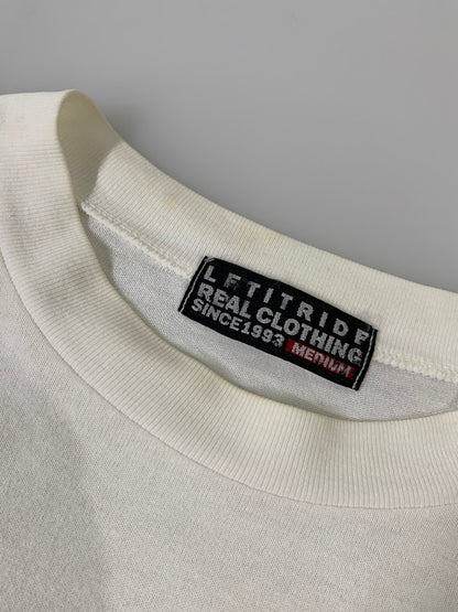 【現状渡し品】【メンズ】 ELECTRIC COTTAGE エレクトリックコテージ ×LET IT RIDE W NAME LS TEE Tシャツ トップス 146-250710-ks-122-min サイズ：M カラー：ホワイト 万代Net店