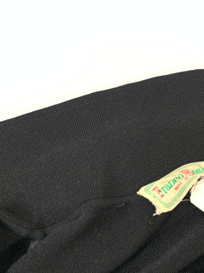 【中古品】【メンズ】 FRANCO ROSINI フランコロッシーニ 60S KNIT POLO XL ニット ポロシャツ 長袖 146-250710-SS-03-min カラー：ブラック 万代Net店