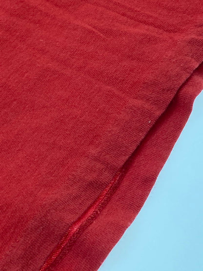 【現状渡し品】【メンズ】 USED ユーズド 80-90S MICKEY MOUSE LS TEE Tシャツ トップス 146-250710-ks-97-min カラー：レッド 万代Net店