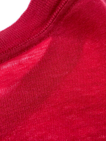 【現状渡し品】【メンズ】 USED ユーズド 80-90S MICKEY MOUSE LS TEE Tシャツ トップス 146-250710-ks-97-min カラー：レッド 万代Net店