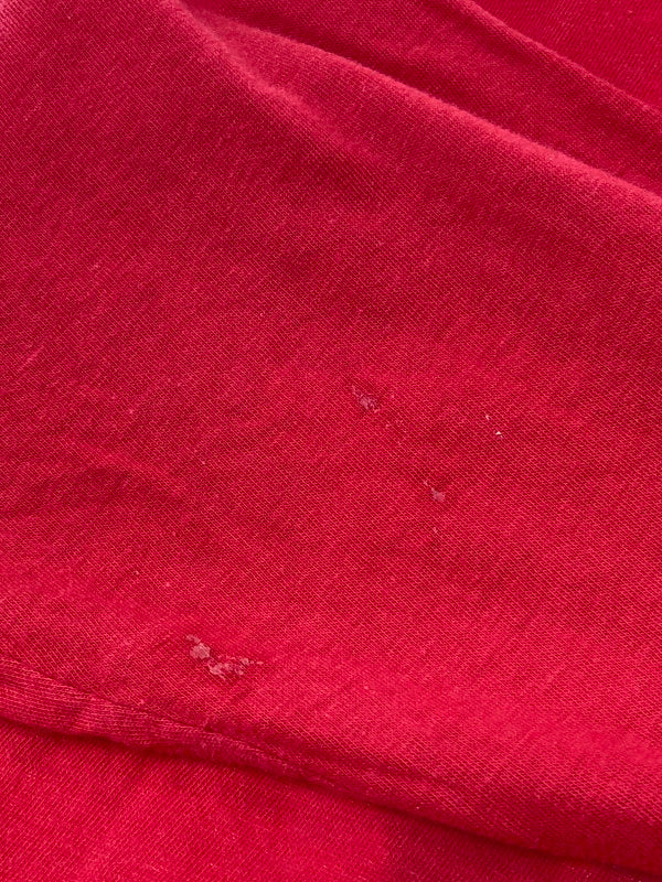 【現状渡し品】【メンズ】 USED ユーズド 80-90S MICKEY MOUSE LS TEE Tシャツ トップス 146-250710-ks-97-min カラー：レッド 万代Net店