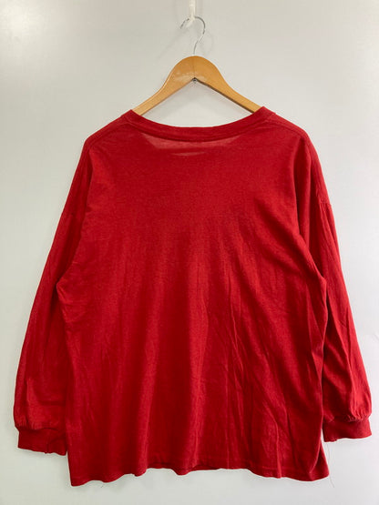 【現状渡し品】【メンズ】 USED ユーズド 80-90S MICKEY MOUSE LS TEE Tシャツ トップス 146-250710-ks-97-min カラー：レッド 万代Net店