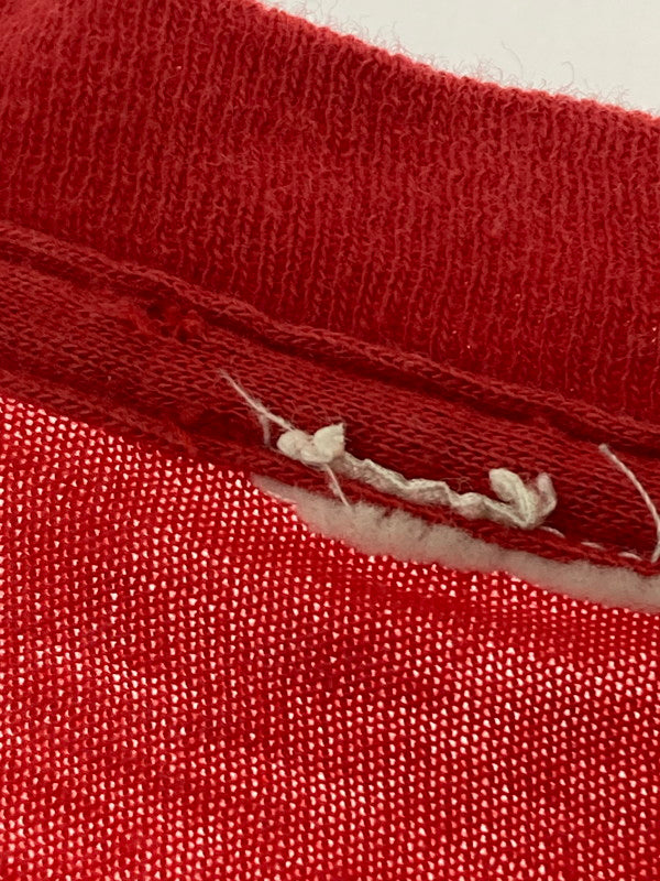 【現状渡し品】【メンズ】 USED ユーズド 80-90S MICKEY MOUSE LS TEE Tシャツ トップス 146-250710-ks-97-min カラー：レッド 万代Net店