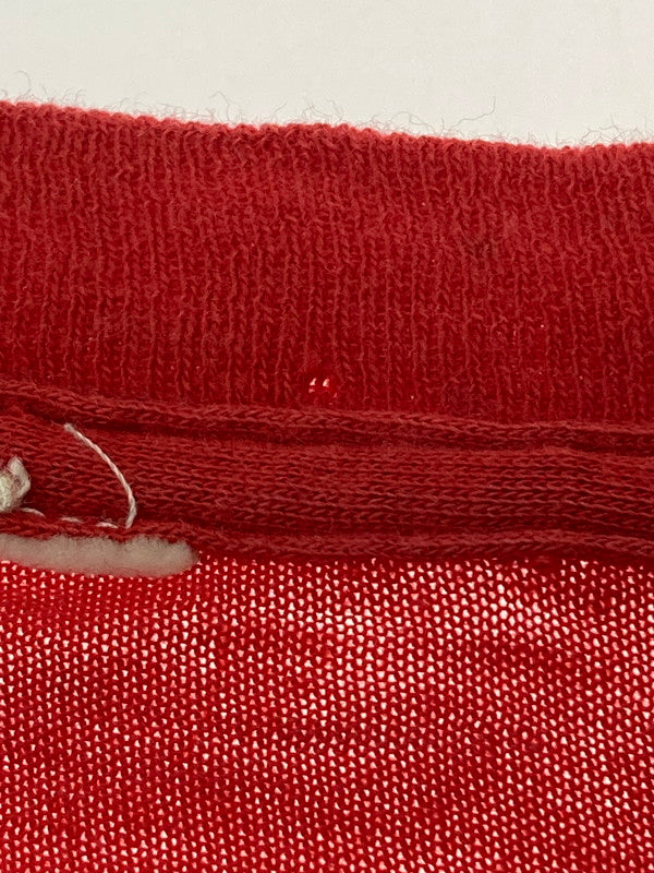 【現状渡し品】【メンズ】 USED ユーズド 80-90S MICKEY MOUSE LS TEE Tシャツ トップス 146-250710-ks-97-min カラー：レッド 万代Net店