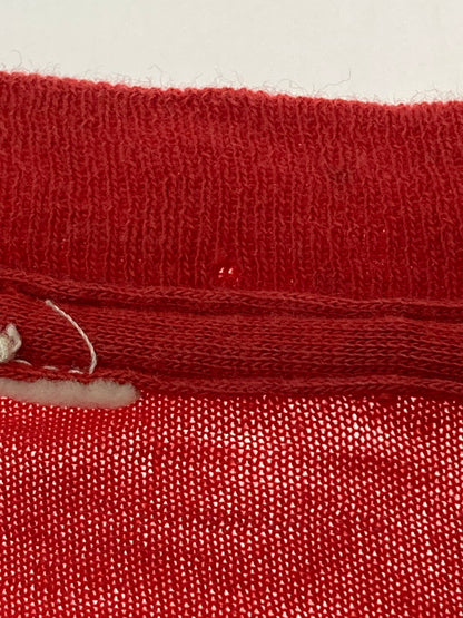 【現状渡し品】【メンズ】 USED ユーズド 80-90S MICKEY MOUSE LS TEE Tシャツ トップス 146-250710-ks-97-min カラー：レッド 万代Net店