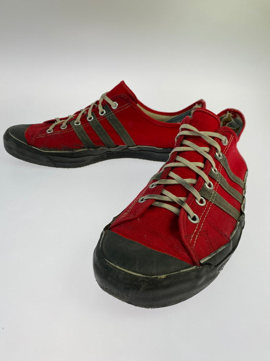 【現状渡し品】【メンズ】 MONTGOMERY WARD 70'S CANVAS SNEAKER モンゴメリーワード 70年代 キャンバス スニーカー 観賞用 状態考慮 靴 162-250523-jt-05-min サイズ：27cm程度 カラー：レッド 万代Net店