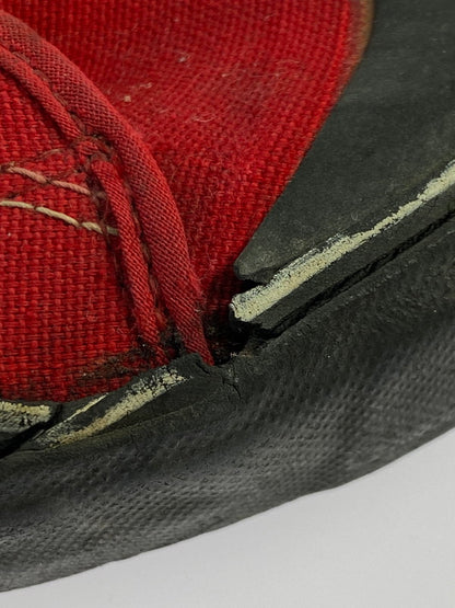 【現状渡し品】【メンズ】 MONTGOMERY WARD 70'S CANVAS SNEAKER モンゴメリーワード 70年代 キャンバス スニーカー 観賞用 状態考慮 靴 162-250523-jt-05-min サイズ：27cm程度 カラー：レッド 万代Net店