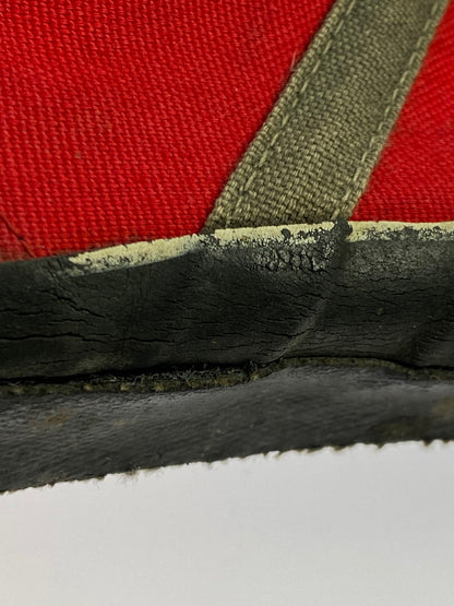 【現状渡し品】【メンズ】 MONTGOMERY WARD 70'S CANVAS SNEAKER モンゴメリーワード 70年代 キャンバス スニーカー 観賞用 状態考慮 靴 162-250523-jt-05-min サイズ：27cm程度 カラー：レッド 万代Net店