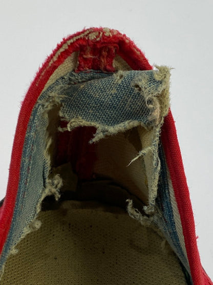 【現状渡し品】【メンズ】 MONTGOMERY WARD 70'S CANVAS SNEAKER モンゴメリーワード 70年代 キャンバス スニーカー 観賞用 状態考慮 靴 162-250523-jt-05-min サイズ：27cm程度 カラー：レッド 万代Net店