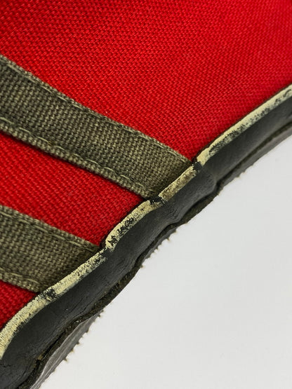 【現状渡し品】【メンズ】 MONTGOMERY WARD 70'S CANVAS SNEAKER モンゴメリーワード 70年代 キャンバス スニーカー 観賞用 状態考慮 靴 162-250523-jt-05-min サイズ：27cm程度 カラー：レッド 万代Net店