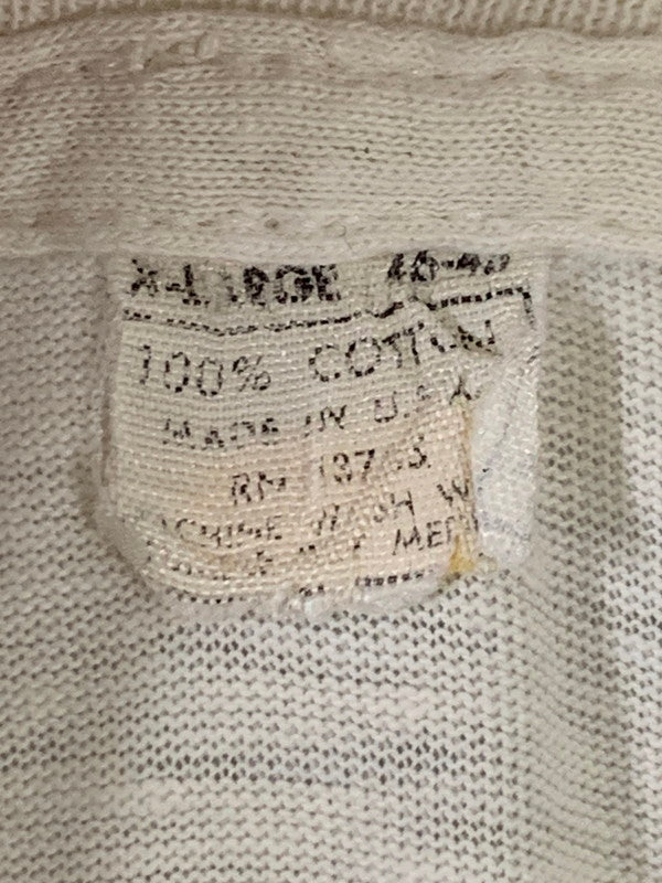 【現状渡し品】【メンズ】 VINTAGE ヴィンテージ 60-70'S HUDEPOHI BEER TEE Tシャツ トップス 146-250710-ks-70-min サイズ：XL カラー：ホワイト 万代Net店