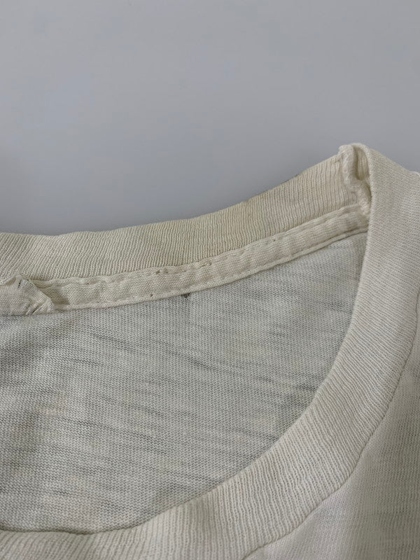 【現状渡し品】【メンズ】 VINTAGE ヴィンテージ 60-70'S HUDEPOHI BEER TEE Tシャツ トップス 146-250710-ks-70-min サイズ：XL カラー：ホワイト 万代Net店