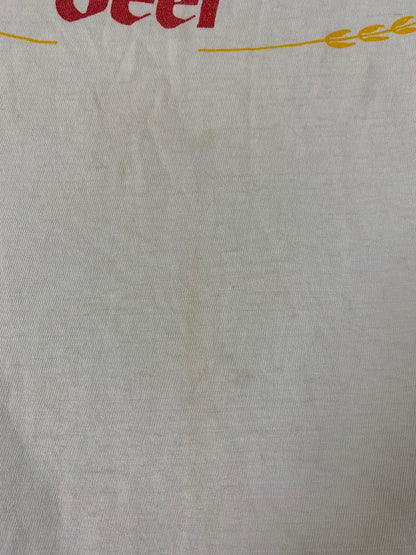 【現状渡し品】【メンズ】 VINTAGE ヴィンテージ 60-70'S HUDEPOHI BEER TEE Tシャツ トップス 146-250710-ks-70-min サイズ：XL カラー：ホワイト 万代Net店