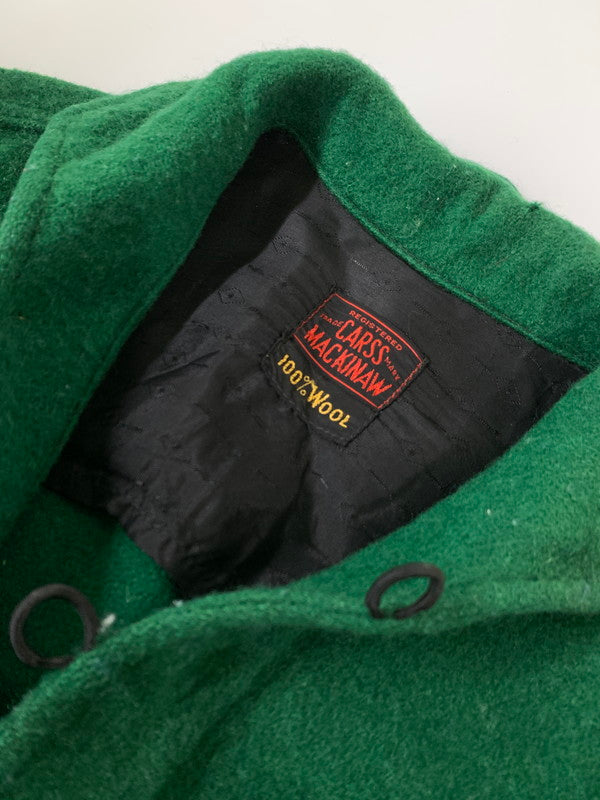 【中古品】【メンズ】 CARSS MACKINAW WOOL ANORAK カーズ マッキーノ ウール アノラック プルオーバー アウター 146-250513-yn-10-min カラー：グリーン 万代Net店