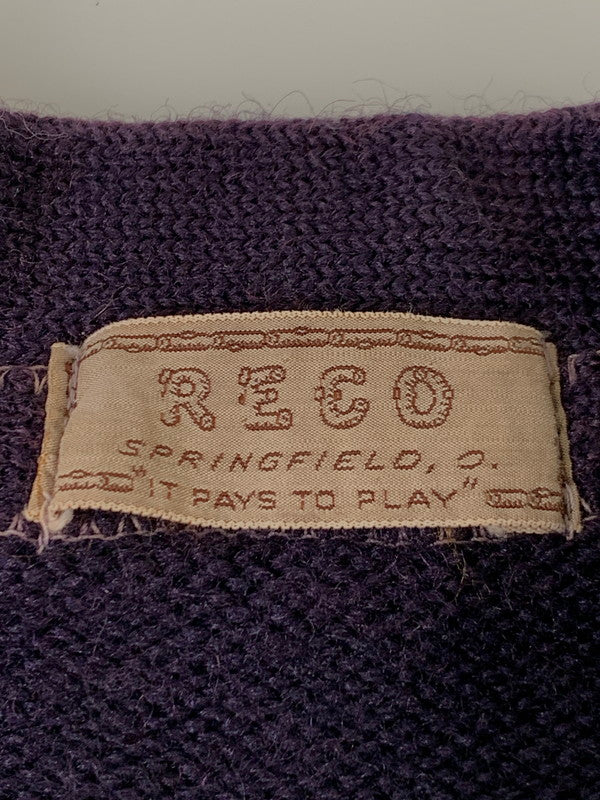 【中古品】【メンズ】 RECO LETTERED KNIT レタードニット トップス 146-250513-yn-19-min カラー：パープル 万代Net店