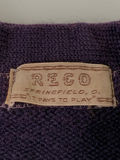 【中古品】【メンズ】 RECO LETTERED KNIT レタードニット トップス 146-250513-yn-19-min カラー：パープル 万代Net店