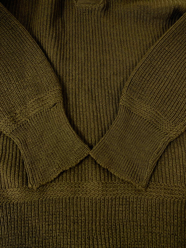 【中古品】【メンズ】 U.S.ARMY 40's KNIT アメリカ陸軍 ニット トップス 146-250513-yn-08-min カラー：オリーブグリーン 万代Net店