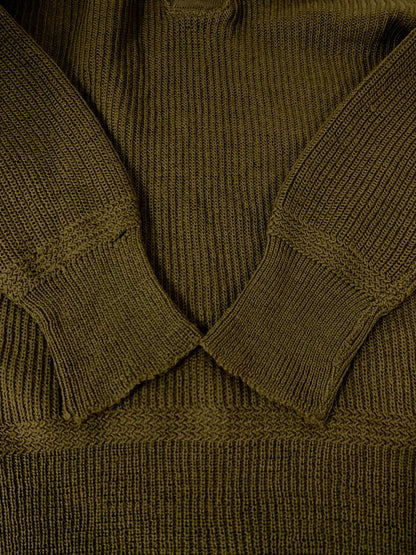 【中古品】【メンズ】 U.S.ARMY 40's KNIT アメリカ陸軍 ニット トップス 146-250513-yn-08-min カラー：オリーブグリーン 万代Net店
