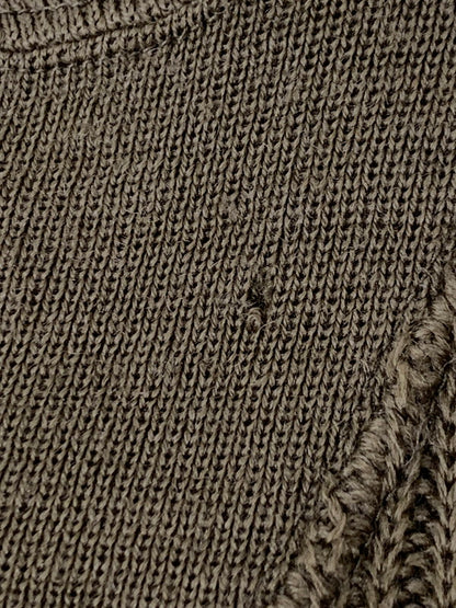 【中古品】【メンズ】 U.S.ARMY 40's KNIT アメリカ陸軍 ニット トップス 146-250513-yn-08-min カラー：オリーブグリーン 万代Net店