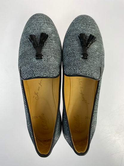 【中古品】【レディース】 CHATELLES シャテル CM009T マテオ フラットシューズ 靴 167-250519-AS-17-min サイズ：36 1/2 カラー：ブラック/ホワイト 万代Net店