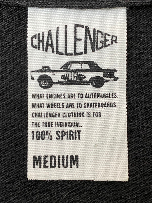 【中古品】【メンズ】 CHALLENGER チャレンジャー PRINT L S TEE クルーネック ロングスリーブ 142-250720-AS-24-min サイズ：M カラー：ブラック 万代Net店