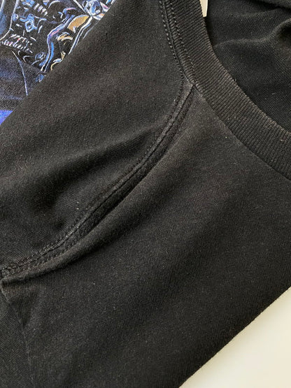 【中古品】【メンズ】 CHALLENGER チャレンジャー PRINT L S TEE クルーネック ロングスリーブ 142-250720-AS-24-min サイズ：M カラー：ブラック 万代Net店