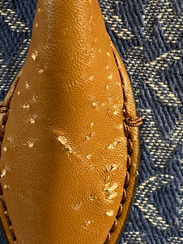 【現状渡し品】【レディース】 Michael Kors マイケルコース デニムキャンバス 2WAY BAG トートバッグ カバン 180-250520-AS-32-min カラー：ネイビー系 万代Net店