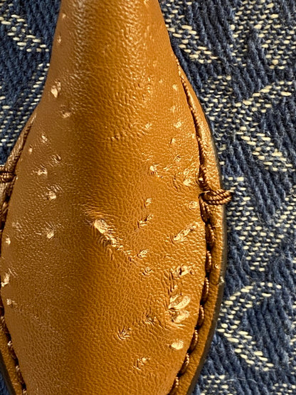 【現状渡し品】【レディース】 Michael Kors マイケルコース デニムキャンバス 2WAY BAG トートバッグ カバン 180-250520-AS-32-min カラー：ネイビー系 万代Net店