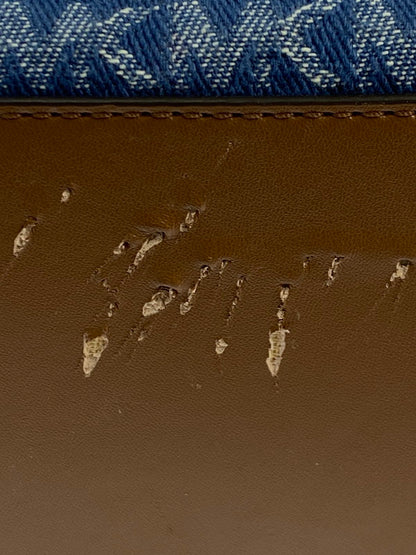 【現状渡し品】【レディース】 Michael Kors マイケルコース デニムキャンバス 2WAY BAG トートバッグ カバン 180-250520-AS-32-min カラー：ネイビー系 万代Net店