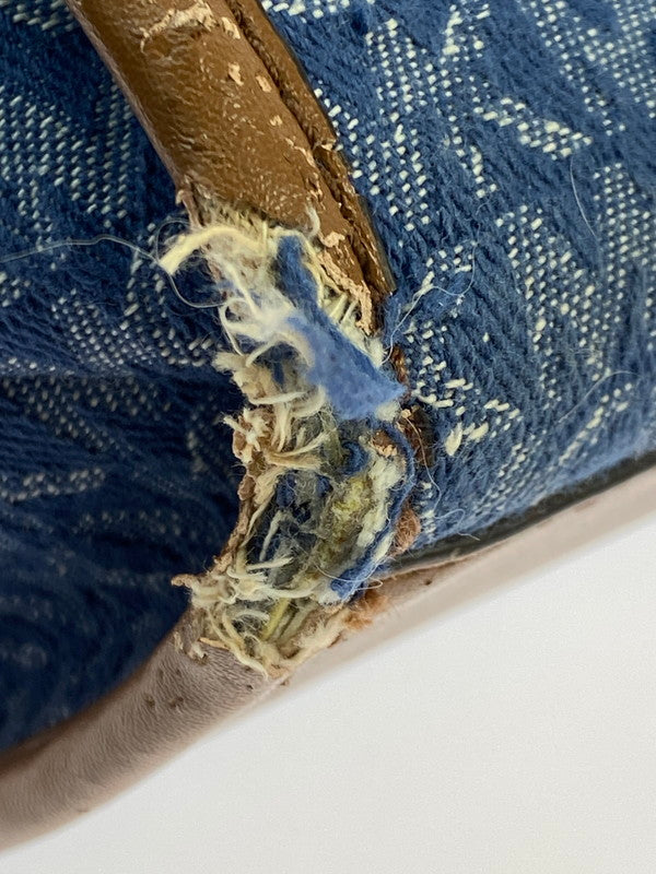 【現状渡し品】【レディース】 Michael Kors マイケルコース デニムキャンバス 2WAY BAG トートバッグ カバン 180-250520-AS-32-min カラー：ネイビー系 万代Net店