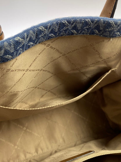 【現状渡し品】【レディース】 Michael Kors マイケルコース デニムキャンバス 2WAY BAG トートバッグ カバン 180-250520-AS-32-min カラー：ネイビー系 万代Net店