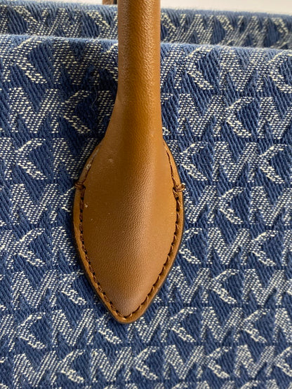 【現状渡し品】【レディース】 Michael Kors マイケルコース デニムキャンバス 2WAY BAG トートバッグ カバン 180-250520-AS-32-min カラー：ネイビー系 万代Net店