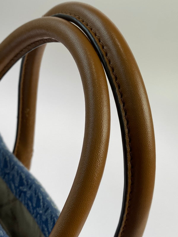 【現状渡し品】【レディース】 Michael Kors マイケルコース デニムキャンバス 2WAY BAG トートバッグ カバン 180-250520-AS-32-min カラー：ネイビー系 万代Net店