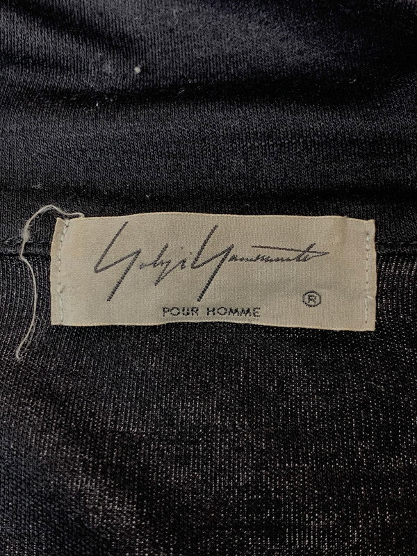 【現状渡し品】【メンズ】 Yohji Yamamoto POUR HOMME ヨウジヤマモトプールオム HI-NECK WOOL CUTSEW HR-T34-178 ハイネック ウール カットソー トップス 140-250514-jt-01-min サイズ：3 カラー：ブラック 万代Net店