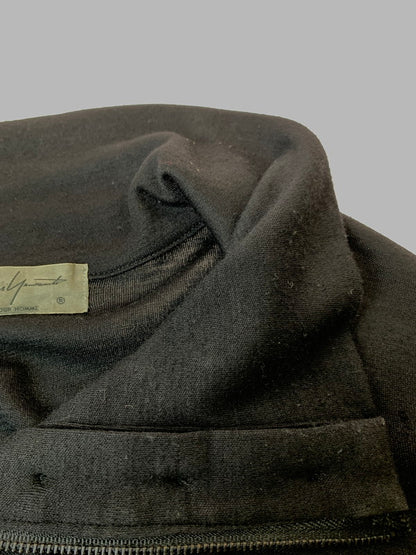 【現状渡し品】【メンズ】 Yohji Yamamoto POUR HOMME ヨウジヤマモトプールオム HI-NECK WOOL CUTSEW HR-T34-178 ハイネック ウール カットソー トップス 140-250514-jt-01-min サイズ：3 カラー：ブラック 万代Net店