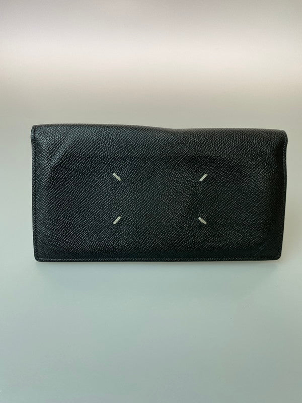 【LIFTる。景品】【中古品】【メンズ/レディース】 MAISON MARGIELA LEATHER LONG WALLET SA1UI0021 レザー ロングウォレット 22年モデル 長財布 200-250517-yn-22-min カラー：ブラック 万代Net店