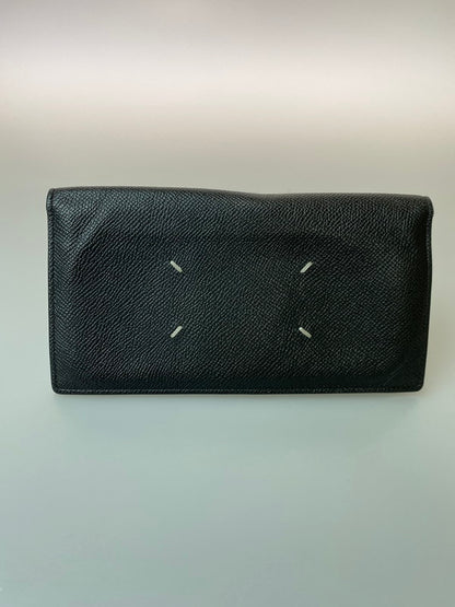 【LIFTる。景品】【中古品】【メンズ/レディース】 MAISON MARGIELA LEATHER LONG WALLET SA1UI0021 レザー ロングウォレット 22年モデル 長財布 200-250517-yn-22-min カラー：ブラック 万代Net店