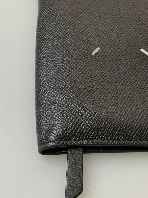 【LIFTる。景品】【中古品】【メンズ/レディース】 MAISON MARGIELA LEATHER LONG WALLET SA1UI0021 レザー ロングウォレット 22年モデル 長財布 200-250517-yn-22-min カラー：ブラック 万代Net店