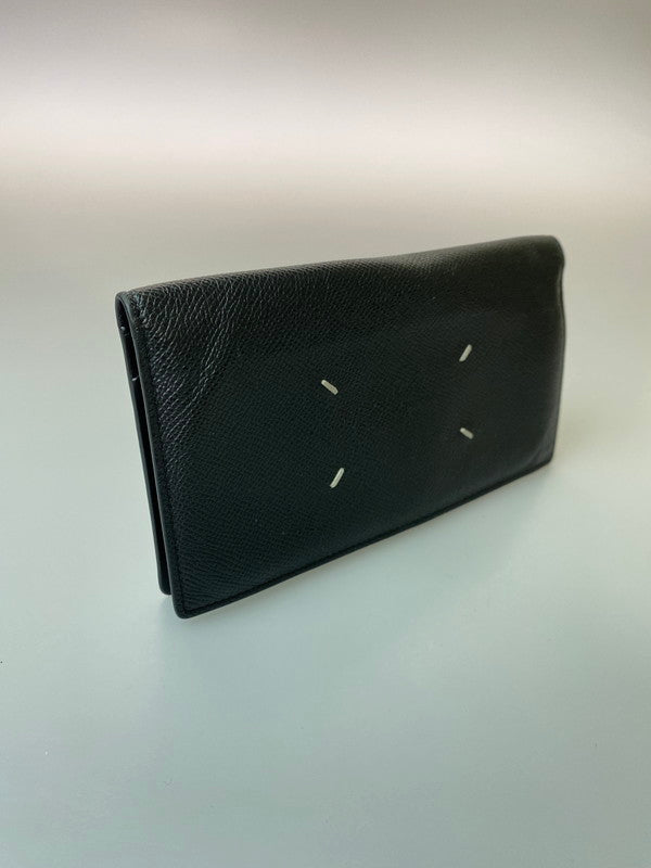 【LIFTる。景品】【中古品】【メンズ/レディース】 MAISON MARGIELA LEATHER LONG WALLET SA1UI0021 レザー ロングウォレット 22年モデル 長財布 200-250517-yn-22-min カラー：ブラック 万代Net店