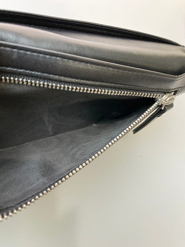 【LIFTる。景品】【中古品】【メンズ/レディース】 MAISON MARGIELA LEATHER LONG WALLET SA1UI0021 レザー ロングウォレット 22年モデル 長財布 200-250517-yn-22-min カラー：ブラック 万代Net店