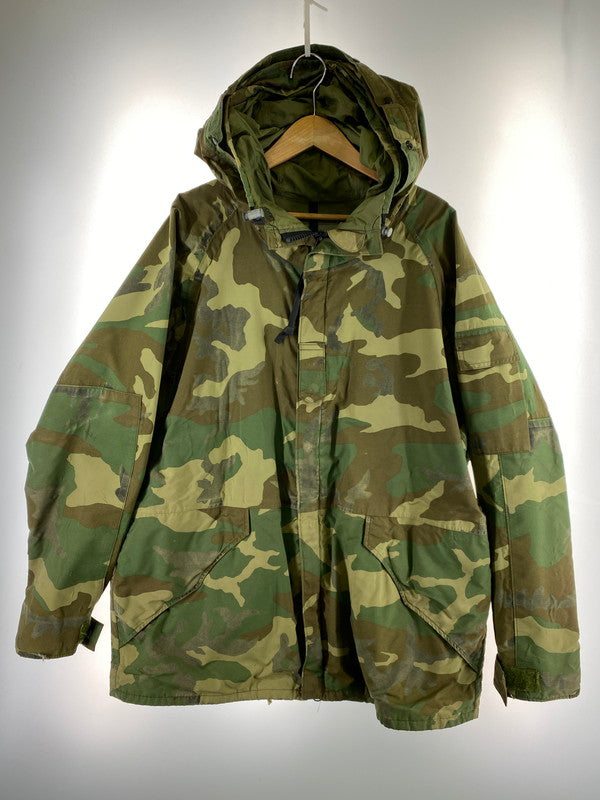【中古品】【メンズ】 US.ARMY アメリカ軍 WOODLAND CAMO GEN1 PARKA 8413-01-228-1320 ウッドランド カモ GEN1 パーカー アウター 146-250626-jt-19-min サイズ：LARGE-LONG カラー：グリーンカモ 万代Net店
