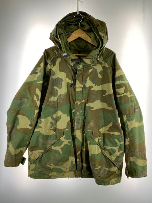 【中古品】【メンズ】 US.ARMY アメリカ軍 WOODLAND CAMO GEN1 PARKA 8413-01-228-1320 ウッドランド カモ GEN1 パーカー アウター 146-250626-jt-19-min サイズ：LARGE-LONG カラー：グリーンカモ 万代Net店