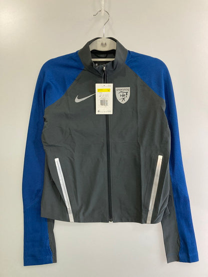 【中古美品】【レディース】 UNDERCOVER アンダーカバー 856253-004 ×NIKE GYAKUSOU NYLON JACKET ナイロンジャケット 169-250518-ks-02-min サイズ：S カラー：ブルー/グレー 万代Net店