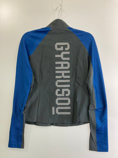 【中古美品】【レディース】 UNDERCOVER アンダーカバー 856253-004 ×NIKE GYAKUSOU NYLON JACKET ナイロンジャケット 169-250518-ks-02-min サイズ：S カラー：ブルー/グレー 万代Net店